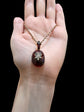 VICTORIAN CHUNKY GARNET & DIAMOND PENDANT