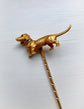 VICTORIAN DACHSHUND DOG STICKPIN