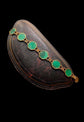 19TH CENTURY MALACHITE & 18CT GOLD BRACELET