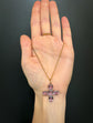 VICTORIAN AMETHYST CROSS PENDANT