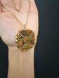 VICTORIAN AGATE & 15CT GOLD MALTESE CROSS