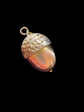 VICTORIAN SUPER SIZED 9CT GOLD ACORN POMANDER PENDANT