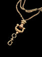 19TH CENTURY GAURD CHAIN WITH HAND CLASP