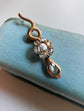 VICTORIAN DIAMOND & 15CT GOLD SNAKE PENDANT