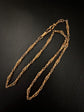 19TH CENTURY 18CT GOLD TWIST LINK ALBERT CHAIN