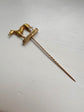 THE MAGNIFICENT MASTER MCGRATH 18CT GOLD GREYHOUND STICKPIN