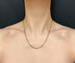 VICTORIAN 15CT GOLD BRAZILIAN / SNAKE LINK CHAIN