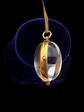 LARGE VICTORIAN OVAL 18CT GOLD & ROCK CRYSTAL LOCKET