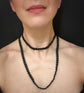 FRENCH JET MOULDED GLASS NECKLACE