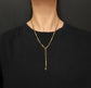 19TH CENTURY 18CT GOLD TWIST LINK ALBERT CHAIN