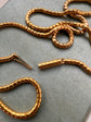 VICTORIAN 15CT GOLD SNAKE LINK CHAIN