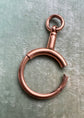 HUGE 9CT ROSE GOLD CHARM HOLDER