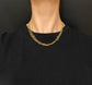 VICTORIAN 15CT GOLD KNOT & CURB GUARD CHAIN