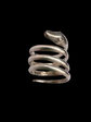 VICTORIAN SILVER COILED SNAKE RING