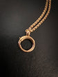 VICTORIAN 15CT GOLD PIERCED BOX LINK CHAIN