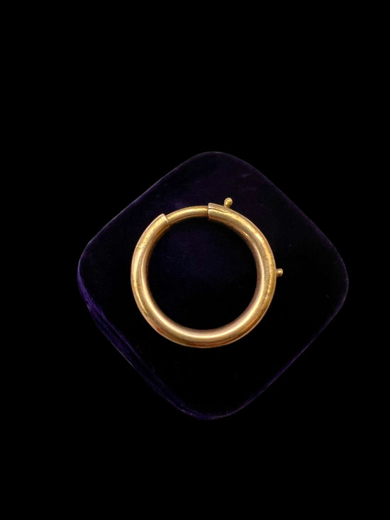 VICTORIAN 15CT GOLD BOLT RING