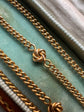 VICTORIAN 15CT GOLD KNOT & CURB GUARD CHAIN