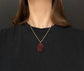 LARGE VICTORIAN BOHEMIAN GARNET PENDANT