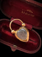 VICTORIAN 15CT GOLD PUFFY HEART PADLOCK