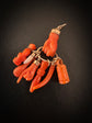 EARLY 19TH CENTURY CORAL HAND FIGA PENDANT