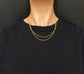 VICTORIAN 15CT GOLD FINE CURB CHAIN