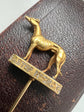 THE MAGNIFICENT MASTER MCGRATH 18CT GOLD GREYHOUND STICKPIN