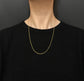 VICTORIAN 18CT GOLD FINE BELCHER CHAIN