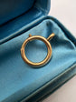 LARGE 19TH CENTURY 18CT GOLD SPRING BOLT RING