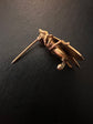 VICTORIAN 15CT GOLD FLY BROCH