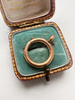 LARGE 19TH CENTURY 18CT GOLD SPRING BOLT RING