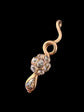 VICTORIAN DIAMOND & 15CT GOLD SNAKE PENDANT