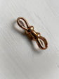 VICTORIAN 15CT GOLD DOUBLE DOGCLIP