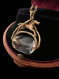 VICTORIAN GALLOPING HORSE SPINNER FOB PENDANT