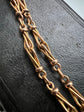 19TH CENTURY 18CT GOLD TWIST LINK ALBERT CHAIN