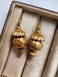 ETRUSCAN REVIVAL SNAKE & SPHERE DROP EARRINGS