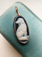 DOG HARDSTONE CAMEO PENDANT