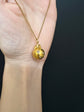 VICTORIAN 18CT GOLD & DIAMOND ORB LOCKET