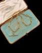 ANTIQUE 15CT GOLD PAPERCLIP ALBERT CHAIN