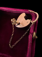 VICTORIAN 9CT GOLD HEART PADLOCK WITH WORKING KEY