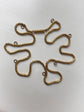 VICTORIAN 18CT GOLD SNAKE LINK CHAIN WITH JUMP RINGS