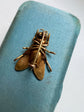 VICTORIAN 15CT GOLD FLY BROCH