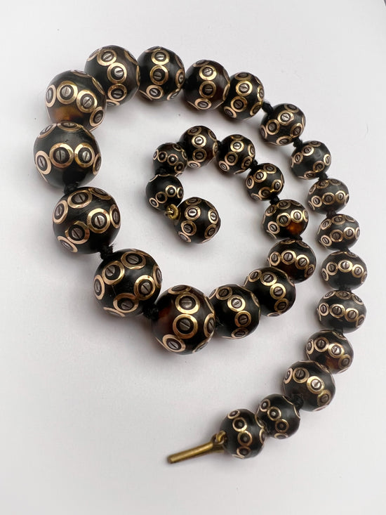 VICTORIAN PIQUE BEAD NECKLACE