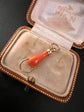 EARLY 19TH CENTURY CORAL HAND PENDANT