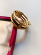 VICTORIAN ELEPHANT HAIR & 14CT GOLD BAND RING