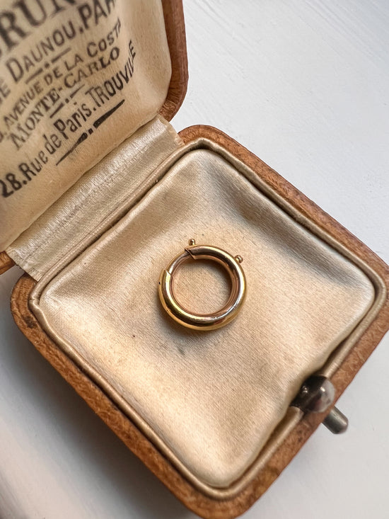 VICTORIAN 15CT GOLD BOLT RING