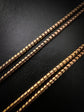 VICTORIAN 15CT GOLD BRAZILIAN / SNAKE LINK CHAIN