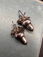 VICTORIAN SILVER ACORN EARRINGS look