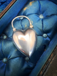 VICTORIAN SILVER HEART PADLOCK