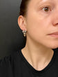 VICTORIAN SILVER ACORN EARRINGS look