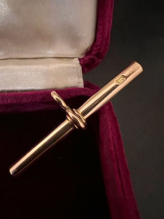 VICTORIAN 9CT GOLD T-BAR